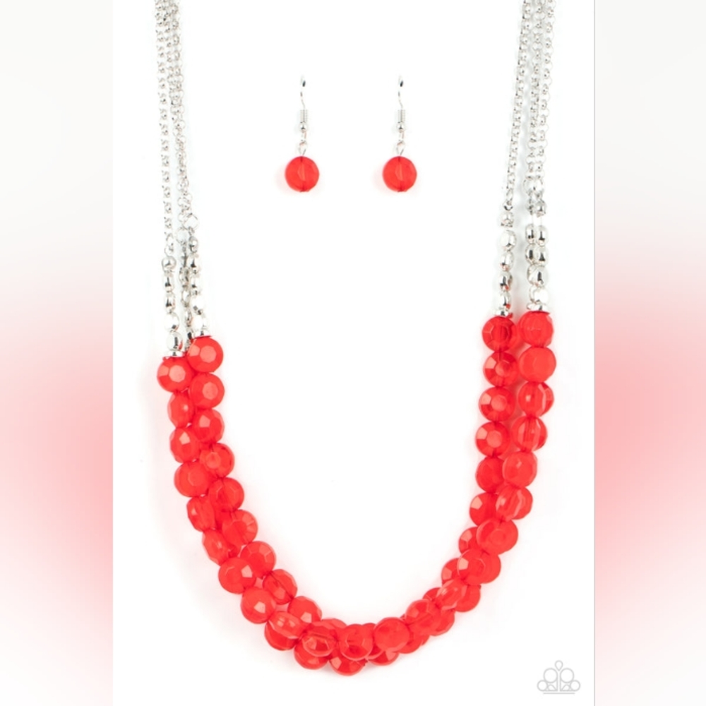 Pacific Picnic Red Necklace